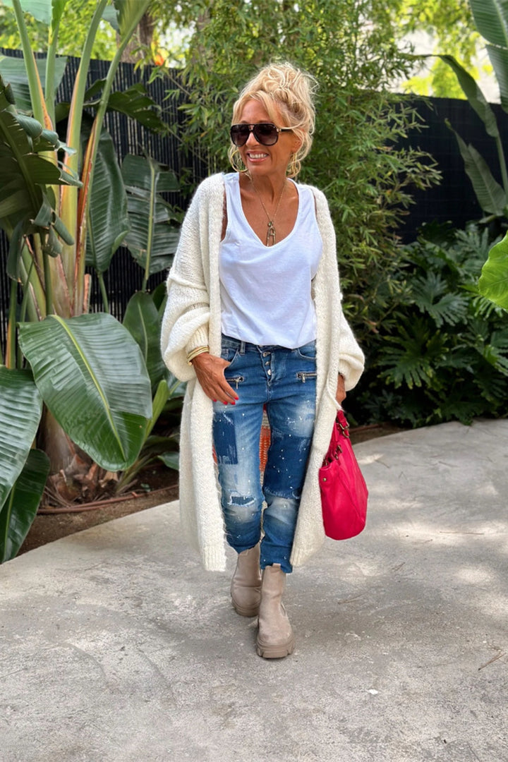 Giovanna | Cardigan lung supradimensionat