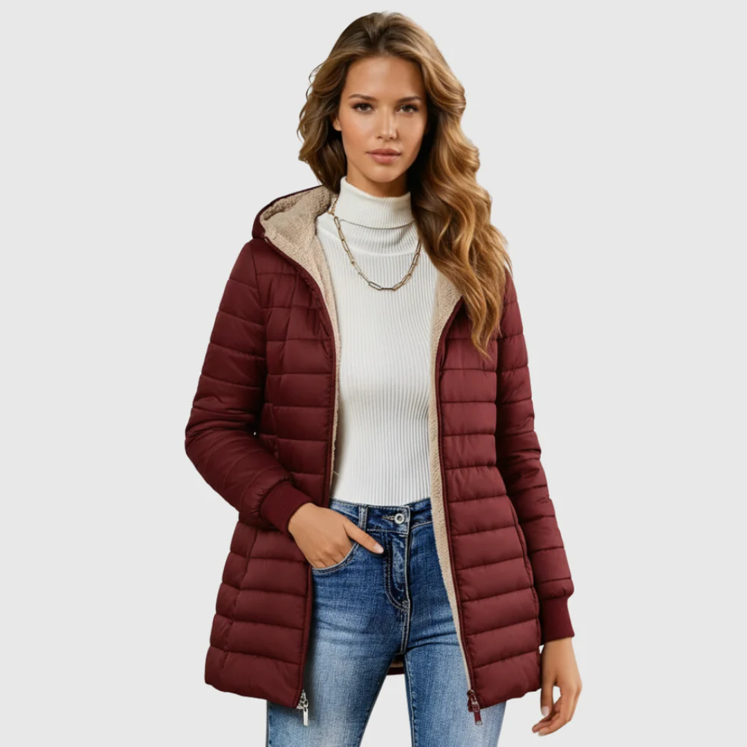 Caro | Palton de Iarnă cu Fleece Sherpa