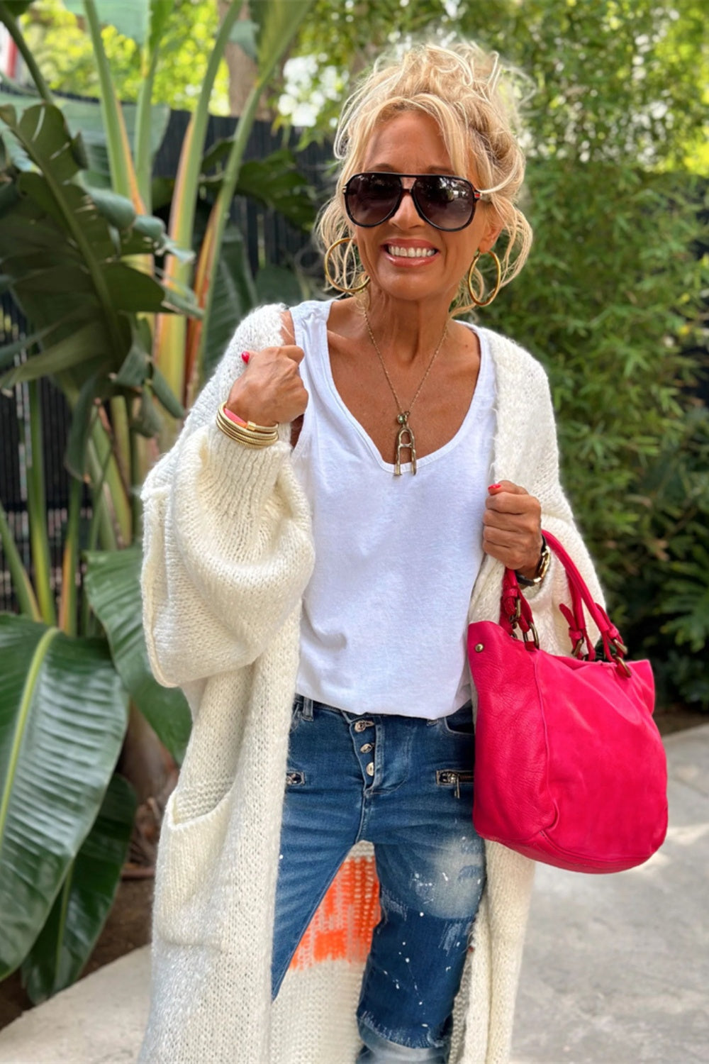 Giovanna | Cardigan lung supradimensionat