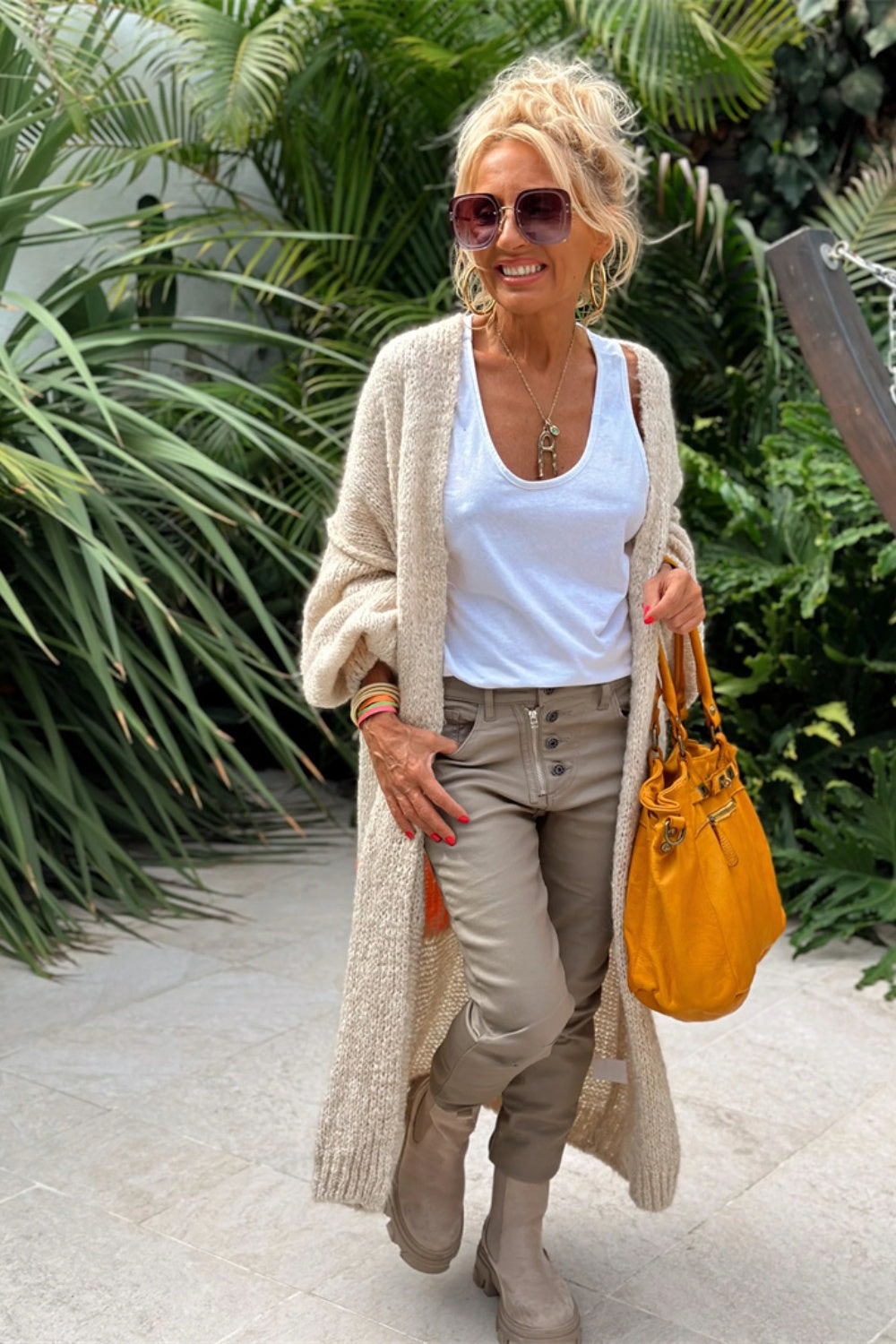 Giovanna | Cardigan lung supradimensionat